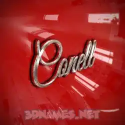 conell in Car Paint style - 3D name wallpaper