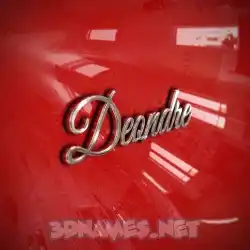 deondre in Car Paint style - 3D name wallpaper