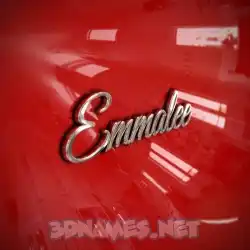 emmalee in Car Paint style - 3D name wallpaper