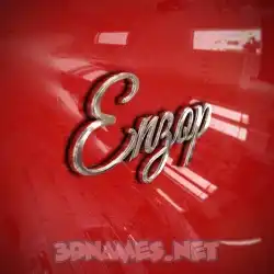 enzop in Car Paint style - 3D name wallpaper
