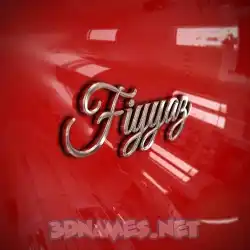 fiyyaz in Car Paint style - 3D name wallpaper