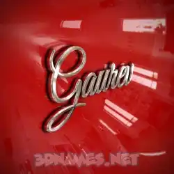 gaurev in Car Paint style - 3D name wallpaper