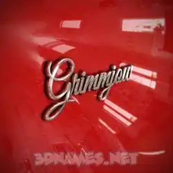 grimmjow in Car Paint style - 3D name wallpaper