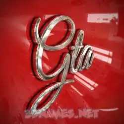gta in Car Paint style - 3D name wallpaper