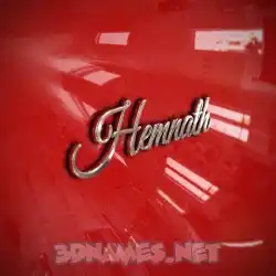 hemnath in Car Paint style - 3D name wallpaper