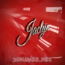 jaclyn in Car Paint style - 3D name wallpaper