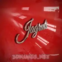 jagruti in Car Paint style - 3D name wallpaper
