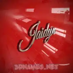 jaidyn in Car Paint style - 3D name wallpaper