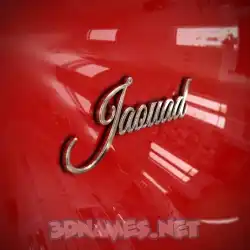 jaouad in Car Paint style - 3D name wallpaper