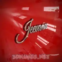 jeevanu in Car Paint style - 3D name wallpaper