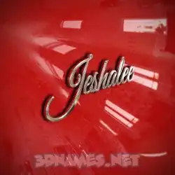 jeshalee in Car Paint style - 3D name wallpaper