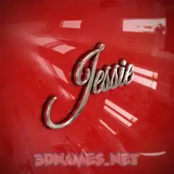jessie in Car Paint style - 3D name wallpaper