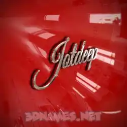 jotdeep in Car Paint style - 3D name wallpaper