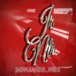 jr ntr in Car Paint style - 3D name wallpaper