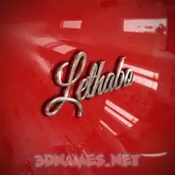 lethabo in Car Paint style - 3D name wallpaper