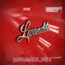 lwandile in Car Paint style - 3D name wallpaper