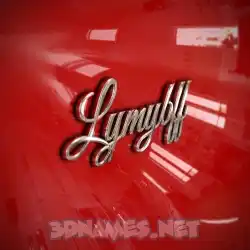 lymybff in Car Paint style - 3D name wallpaper