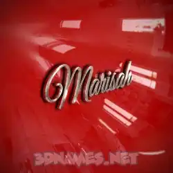 marisah in Car Paint style - 3D name wallpaper