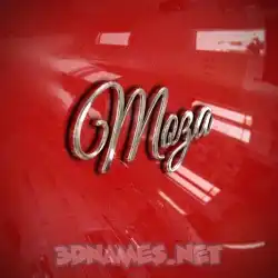 moza in Car Paint style - 3D name wallpaper