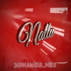 nallu in Car Paint style - 3D name wallpaper
