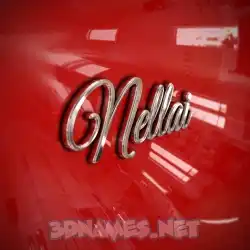 nellai in Car Paint style - 3D name wallpaper