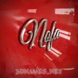 nofa in Car Paint style - 3D name wallpaper