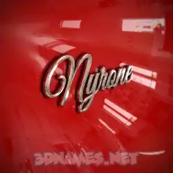 nyrone in Car Paint style - 3D name wallpaper