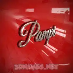 pampi in Car Paint style - 3D name wallpaper