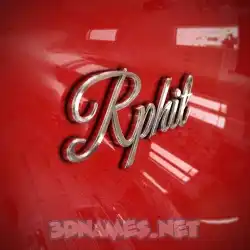 rphit in Car Paint style - 3D name wallpaper