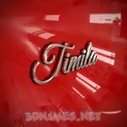 timila in Car Paint style - 3D name wallpaper