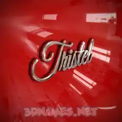 tristel in Car Paint style - 3D name wallpaper