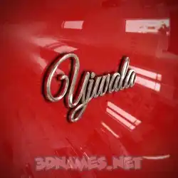 ujwala in Car Paint style - 3D name wallpaper