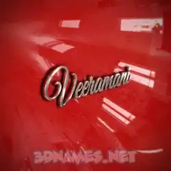 veeramani in Car Paint style - 3D name wallpaper