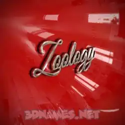 zoology in Car Paint style - 3D name wallpaper