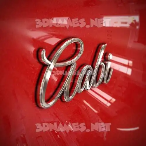 aabi in Car Paint style - 3D name wallpaper