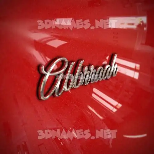 abbrraah in Car Paint style - 3D name wallpaper abbrraah in Car Paint style - 3D name wallpaper