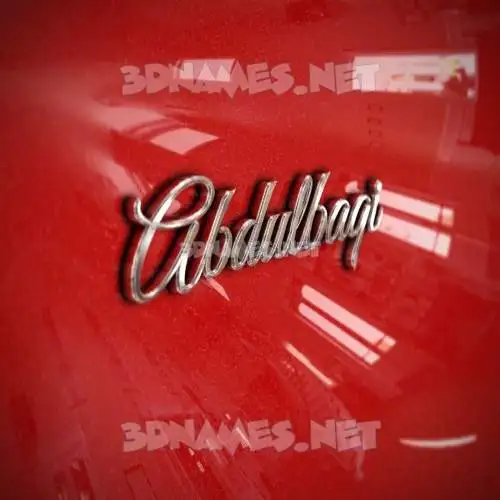 abdulbaqi in Car Paint style - 3D name wallpaper abdulbaqi in Car Paint style - 3D name wallpaper