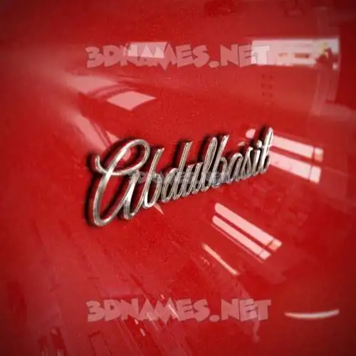 abdulbasit in Car Paint style - 3D name wallpaper abdulbasit in Car Paint style - 3D name wallpaper