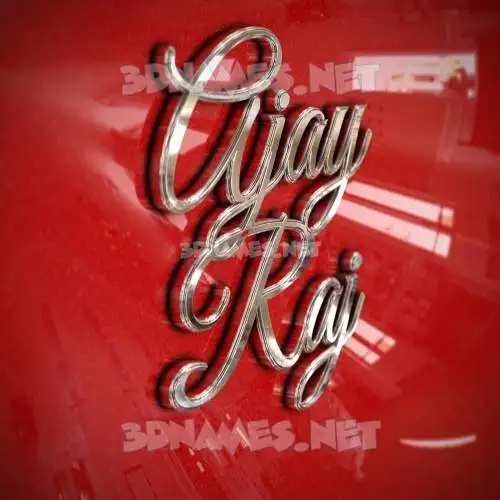 ajay raj in Car Paint style - 3D name wallpaper ajay raj in Car Paint style - 3D name wallpaper