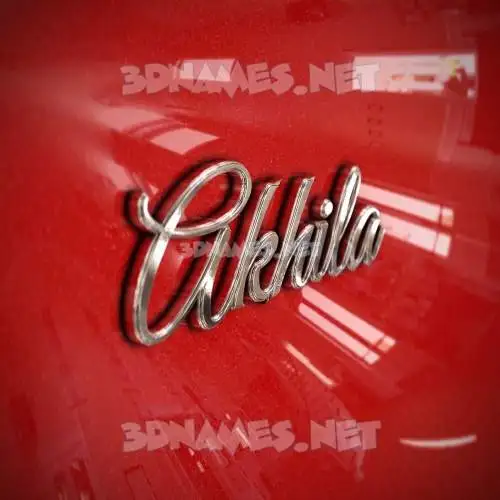akhila in Car Paint style - 3D name wallpaper akhila in Car Paint style - 3D name wallpaper