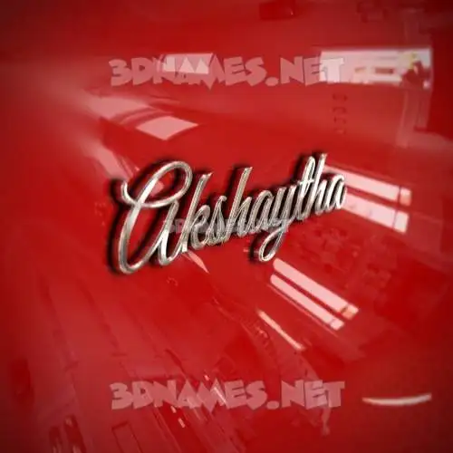 akshaytha in Car Paint style - 3D name wallpaper