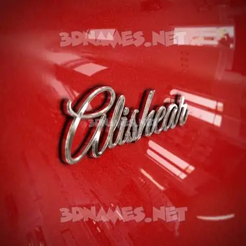 alishear in Car Paint style - 3D name wallpaper alishear in Car Paint style - 3D name wallpaper