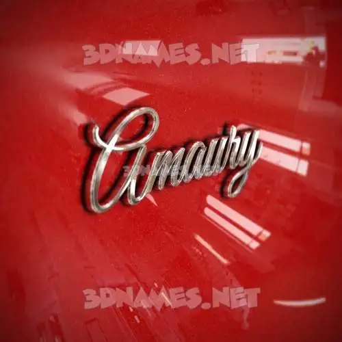 amaury in Car Paint style - 3D name wallpaper