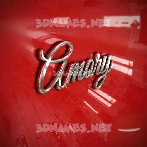 amory in Car Paint style - 3D name wallpaper amory in Car Paint style - 3D name wallpaper