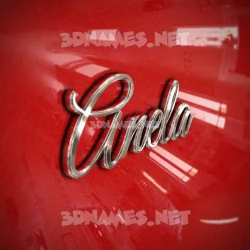 anela in Car Paint style - 3D name wallpaper anela in Car Paint style - 3D name wallpaper