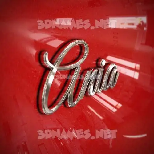 ania in Car Paint style - 3D name wallpaper ania in Car Paint style - 3D name wallpaper
