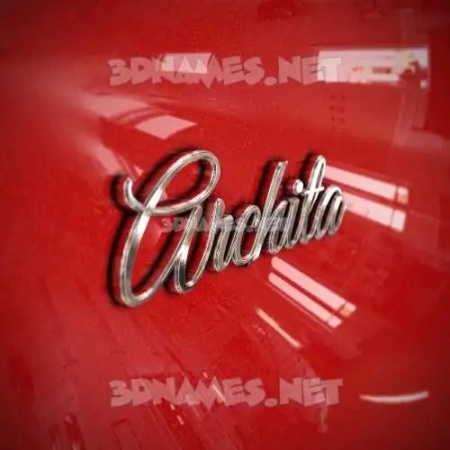 archita in Car Paint style - 3D name wallpaper archita in Car Paint style - 3D name wallpaper