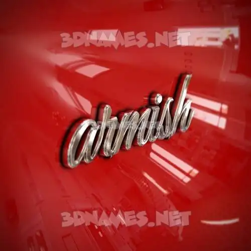 armish in Car Paint style - 3D name wallpaper armish in Car Paint style - 3D name wallpaper