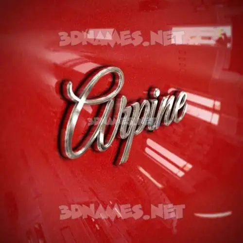 arpine in Car Paint style - 3D name wallpaper arpine in Car Paint style - 3D name wallpaper