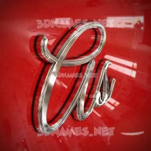 as in Car Paint style - 3D name wallpaper as in Car Paint style - 3D name wallpaper